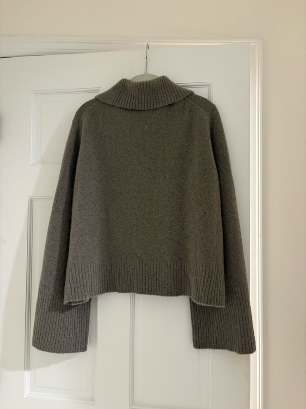 Jenni Kayne Stevie Cashmere Polo - Pewter - Size M - Picture 3 of 5